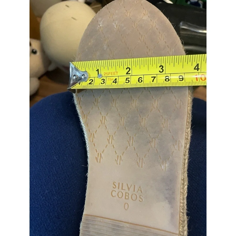 Silvia Cobos Mocasines Womens Leather Flat Tassel‎ Espadrilles Size 10